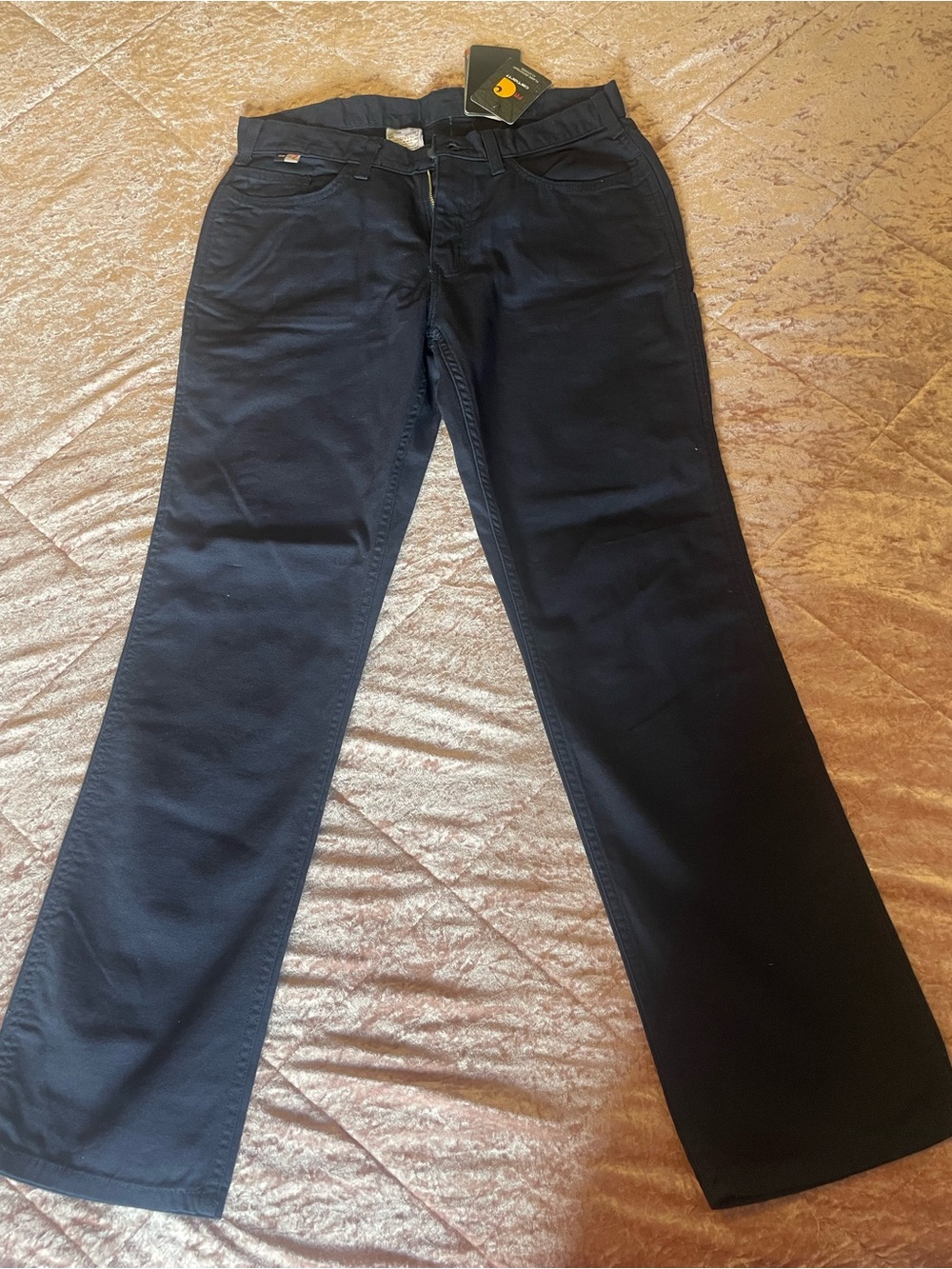 Carhartt Women's Dark FR Rugged Flex Canvas Pant - Original Fit Flame- Resistant